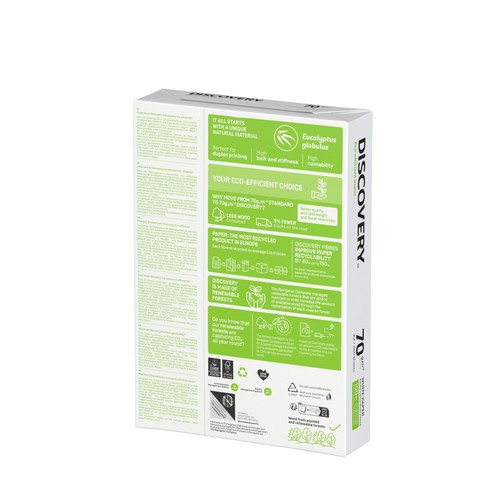 Navigator Discovery A4 Eco Efficient White Printer Paper 70gsm thumbnail 3