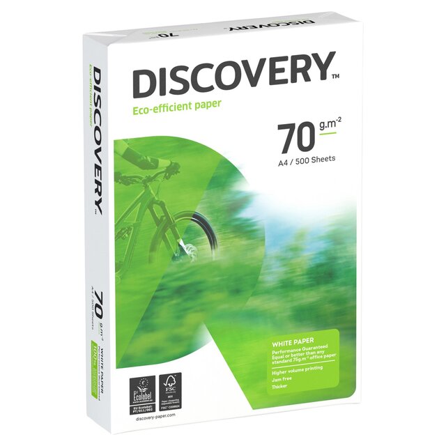 Navigator Discovery A4 Eco Efficient White Paper 70gsm