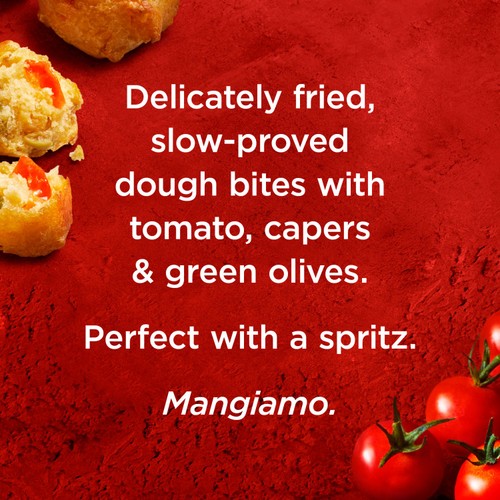 Crosta Mollica Tomato & Olive Pizzelle Dough Bites thumbnail 2