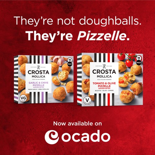 Crosta Mollica Tomato & Olive Pizzelle Dough Bites thumbnail 3