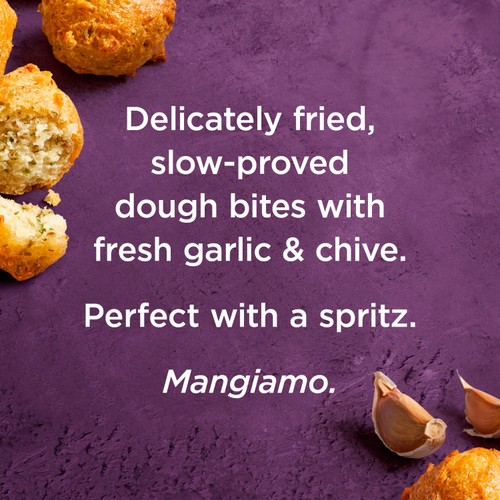 Crosta Mollica Garlic & Chive Pizzelle Dough Bites thumbnail 3