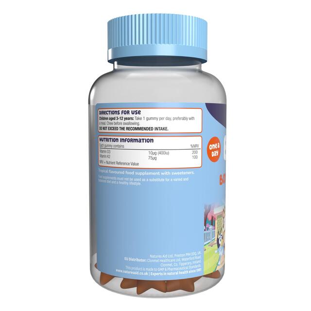 Natures Aid Bluey Bone Support Vitamin Gummies thumbnail 2