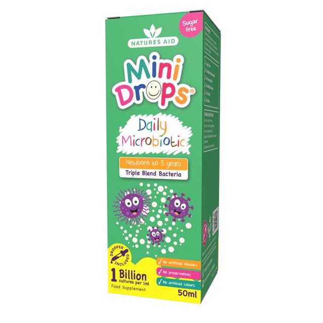 Natures Aid Mini Drops Daily Microbiotic Liquid Drops thumbnail 2