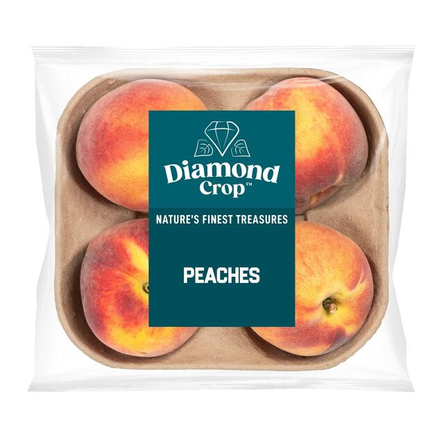 Diamond Crop Ripe and Ready to Eat Peach