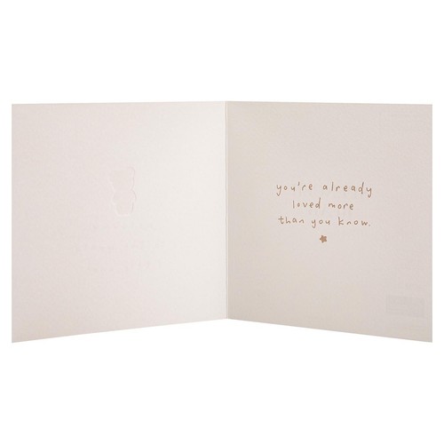 M&S Spencer Bear Welcome New Baby Card thumbnail 2