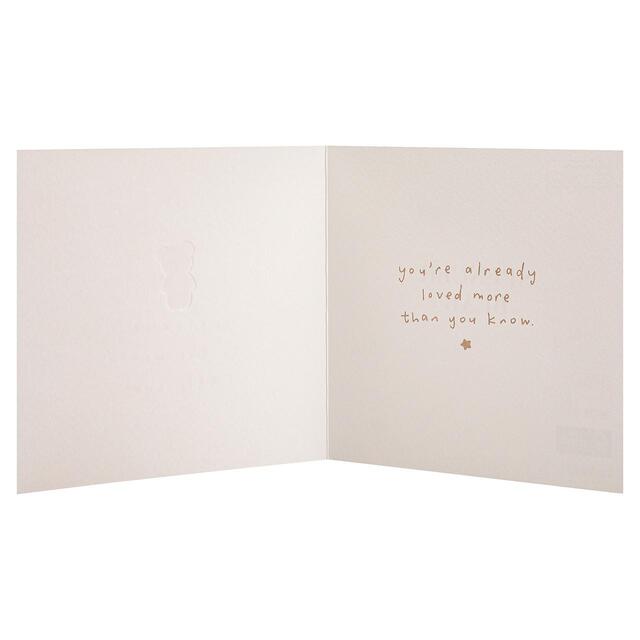 M&S Spencer Bear Welcome New Baby Card thumbnail 2