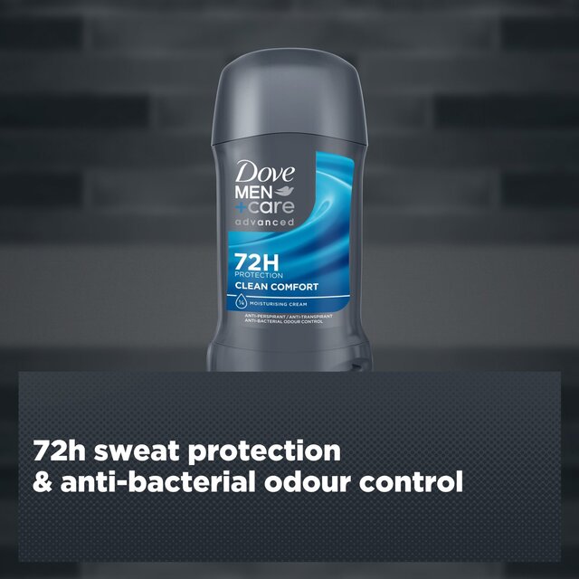 Dove Men+Care Advanced Care Clean Comfort Anti-Perspirant Stick thumbnail 3