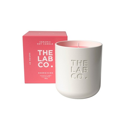 The Lab Co. Energising Ceramic Boxed Candle