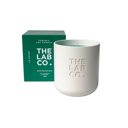 The Lab Co. Refreshing Ceramic Boxed Candle