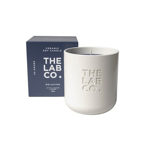 The Lab Co. Relaxing Ceramic Boxed Candle