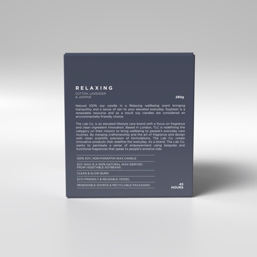 The Lab Co. Relaxing Ceramic Boxed Candle thumbnail 3