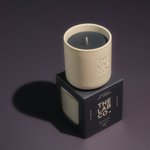 The Lab Co. Relaxing Ceramic Boxed Candle thumbnail 6