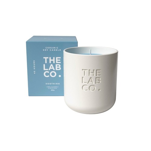 The Lab Co. Soothing Ceramic Boxed Candle