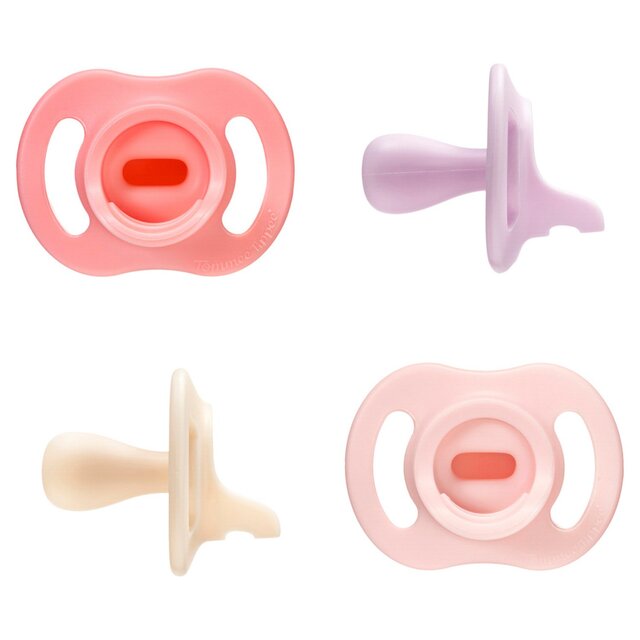 Tommee Tippee Ultra Light Dummies 0-6m Pink 4pk
