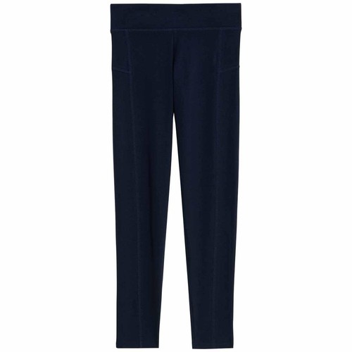 M&S Girls Cotton Rich Leggings, 9-10 Years, Navy