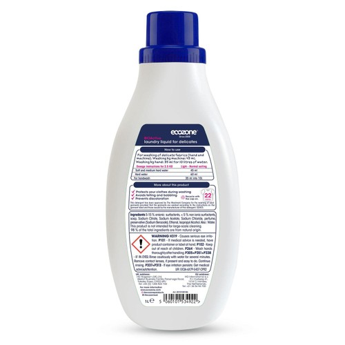 Ecozone BIOActive laundry cleaner for delicates thumbnail 2