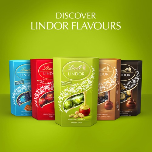 Lindt Lindor Pistachio Chocolate Truffles Box thumbnail 5