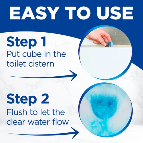 Bloo Toilet Blocks, Toilet Cleaner Block with Cleaning and Foaming Action thumbnail 5