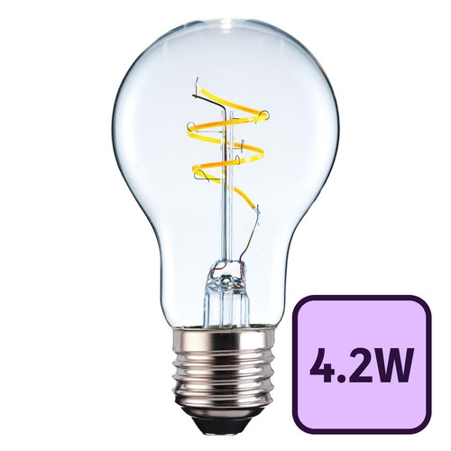 TCP Clear Glass Filament Classic E27 4.2W Warm White