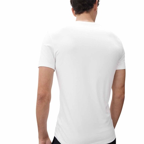 M&S Mens Supima Cotton Blend T-Shirt Vest, XXL, White thumbnail 5