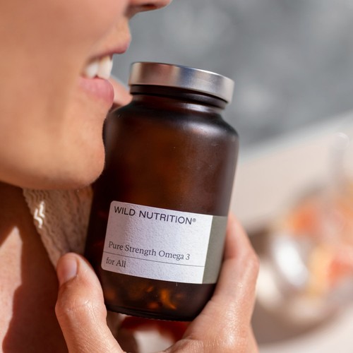 Wild Nutrition Food-Grown Pure Strength Omega 3 Capsules thumbnail 4