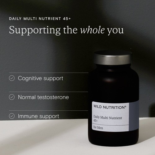 Wild Nutrition Food-Grown Men's Daily Multi 45+ thumbnail 3
