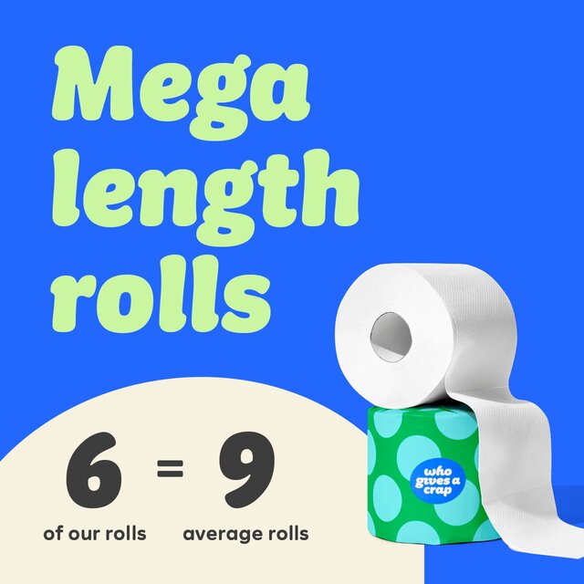 Who Gives A Crap Classic Soft Mega Rolls thumbnail 5