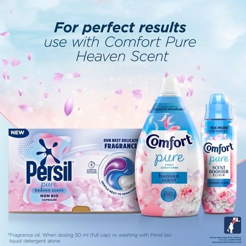 Persil Pure Heaven Scent Washing Capsules Non Bio 33 Washes thumbnail 7