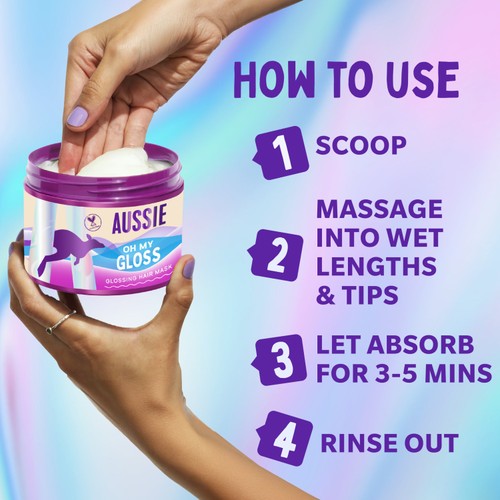 Aussie Oh My Gloss Hair Mask thumbnail 6