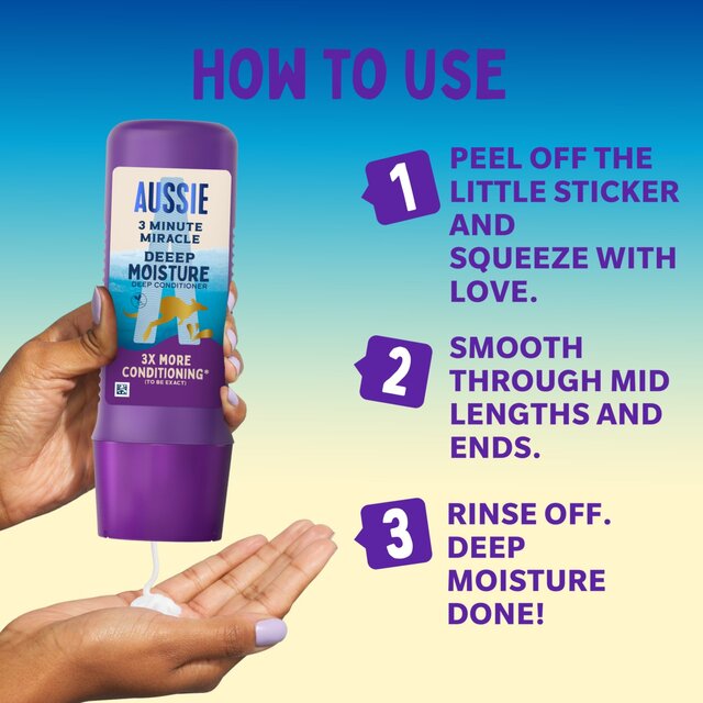 Aussie 3 Minute Miracle Moist Hair Mask thumbnail 4