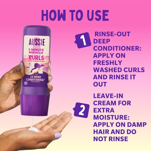 Aussie 3 Minute Miracle Curls Conditioner thumbnail 3