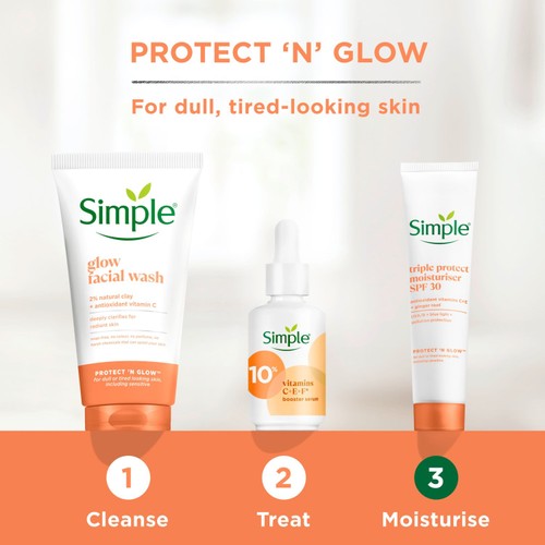 Simple Glow+ Triple Protect Moisturiser SPF30 thumbnail 4