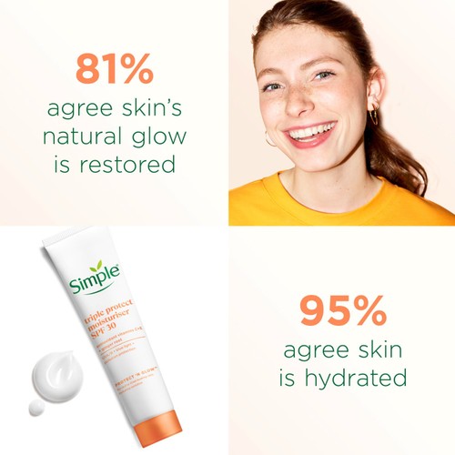 Simple Glow+ Triple Protect Moisturiser SPF30 thumbnail 5