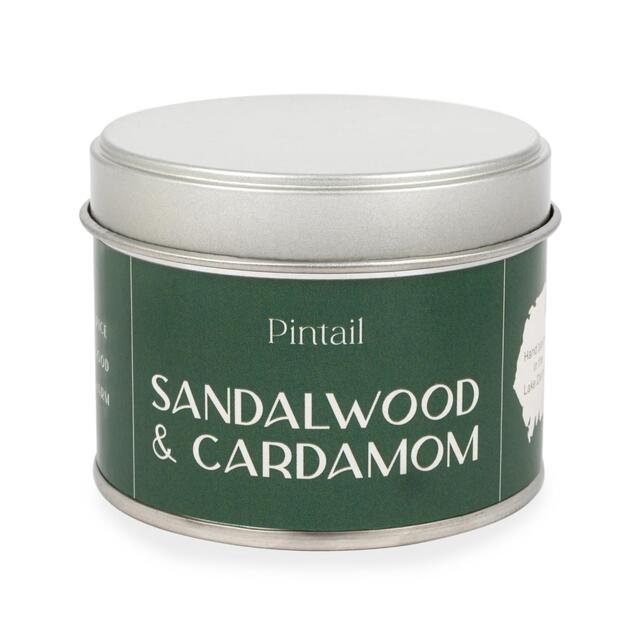 Pintail Candles Sandalwood & Cardamom Classic Tin Candle thumbnail 2