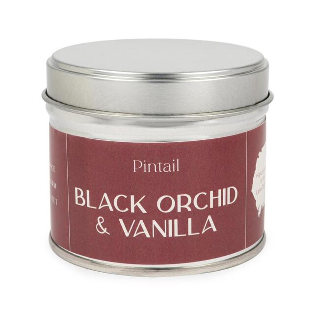 Pintail Candles Black Orchid & Vanilla Classic Tin Candle thumbnail 2