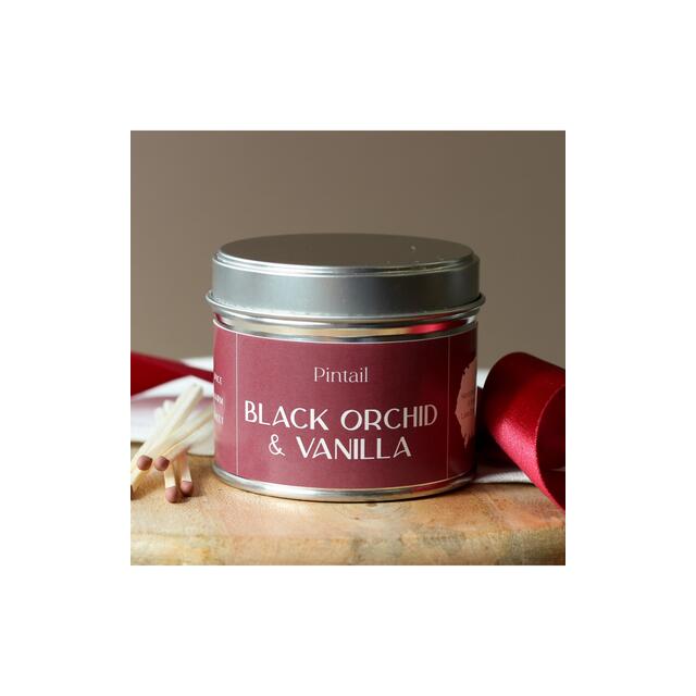 Pintail Candles Black Orchid & Vanilla Classic Tin Candle thumbnail 5
