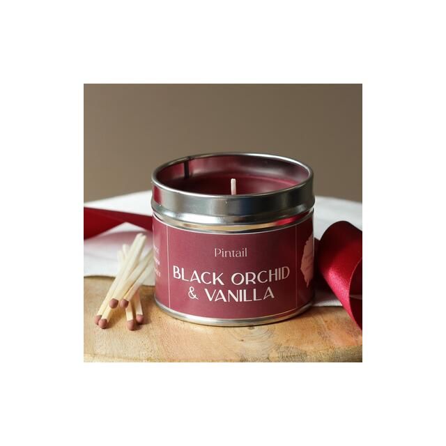 Pintail Candles Black Orchid & Vanilla Classic Tin Candle thumbnail 6