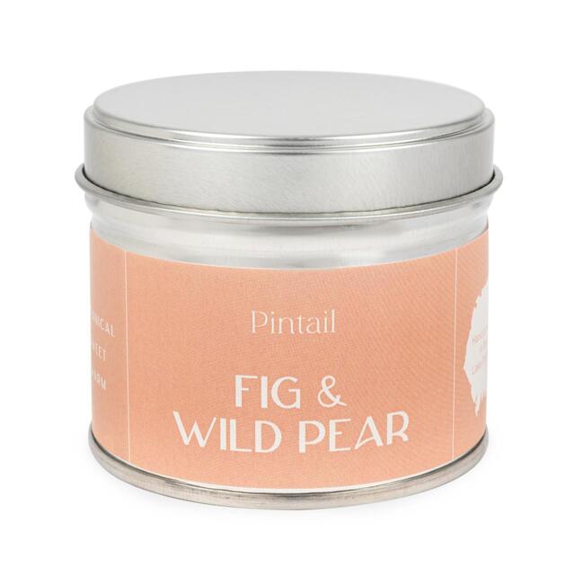 Pintail Candles Fig & Wild Pear Classic Tin Candle thumbnail 2