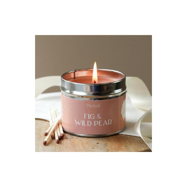 Pintail Candles Fig & Wild Pear Classic Tin Candle thumbnail 4
