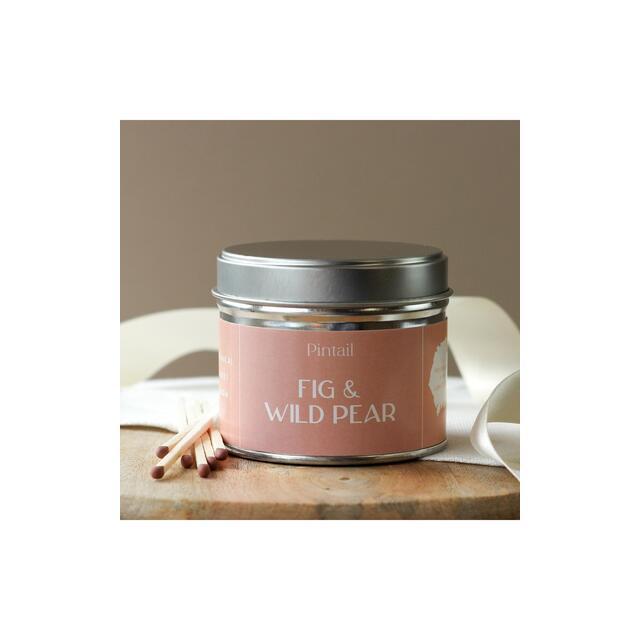 Pintail Candles Fig & Wild Pear Classic Tin Candle thumbnail 5