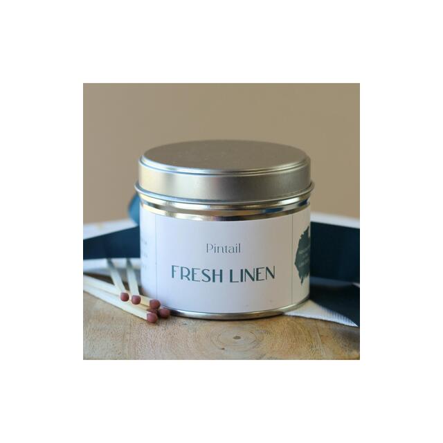 Pintail Candles Fresh Linen Classic Tin Candle thumbnail 6