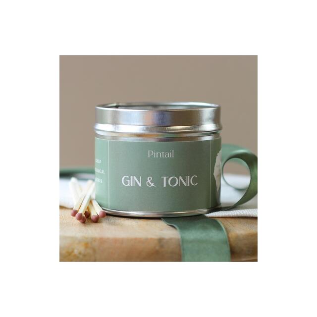 Pintail Candles Gin & Tonic Classic Tin Candle thumbnail 6
