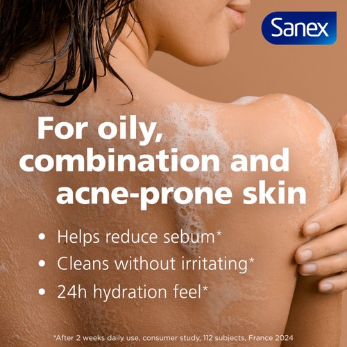 Sanex Skin Therapy Breakout Control Body Wash Shower Gel 450ml thumbnail 2