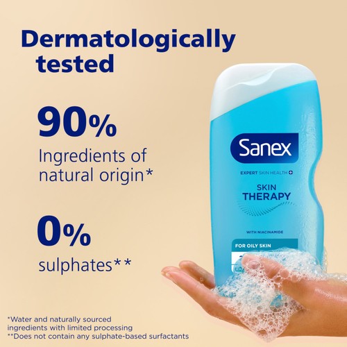 Sanex Skin Therapy Breakout Control Body Wash Shower Gel 450ml thumbnail 9