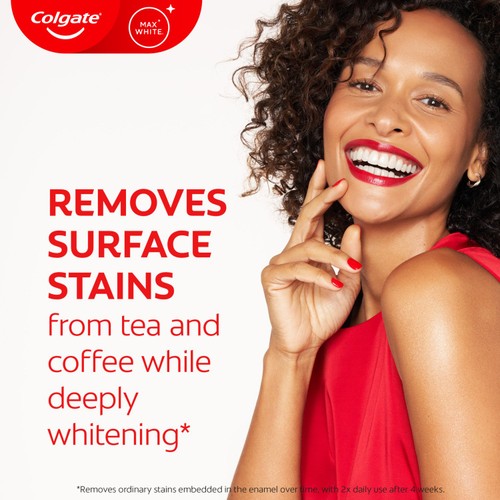 Colgate Max White Clinical Purifying Teeth Whitening Toothpaste thumbnail 6