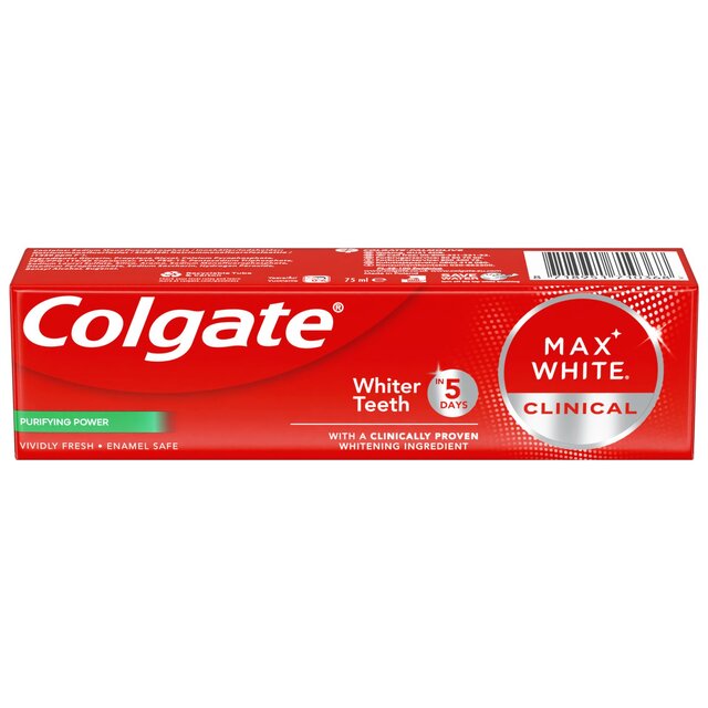 Colgate Max White Clinical Purifying Teeth Whitening Toothpaste