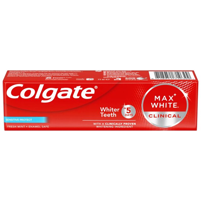 Colgate Max White Clinical Sensitive Teeth Whitening Toothpaste 75ml