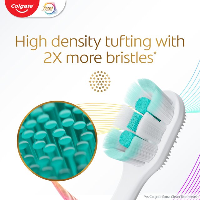 Colgate Total Manual Toothbrush Medium thumbnail 2