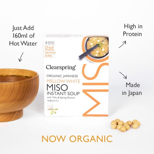 Clearspring Organic Japanese Instant Miso Soup with Tofu & Spring Onions thumbnail 2