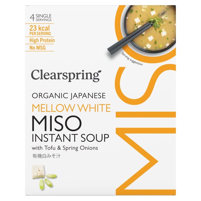 Clearspring Organic Japanese Instant Miso Soup with Tofu & Spring Onions